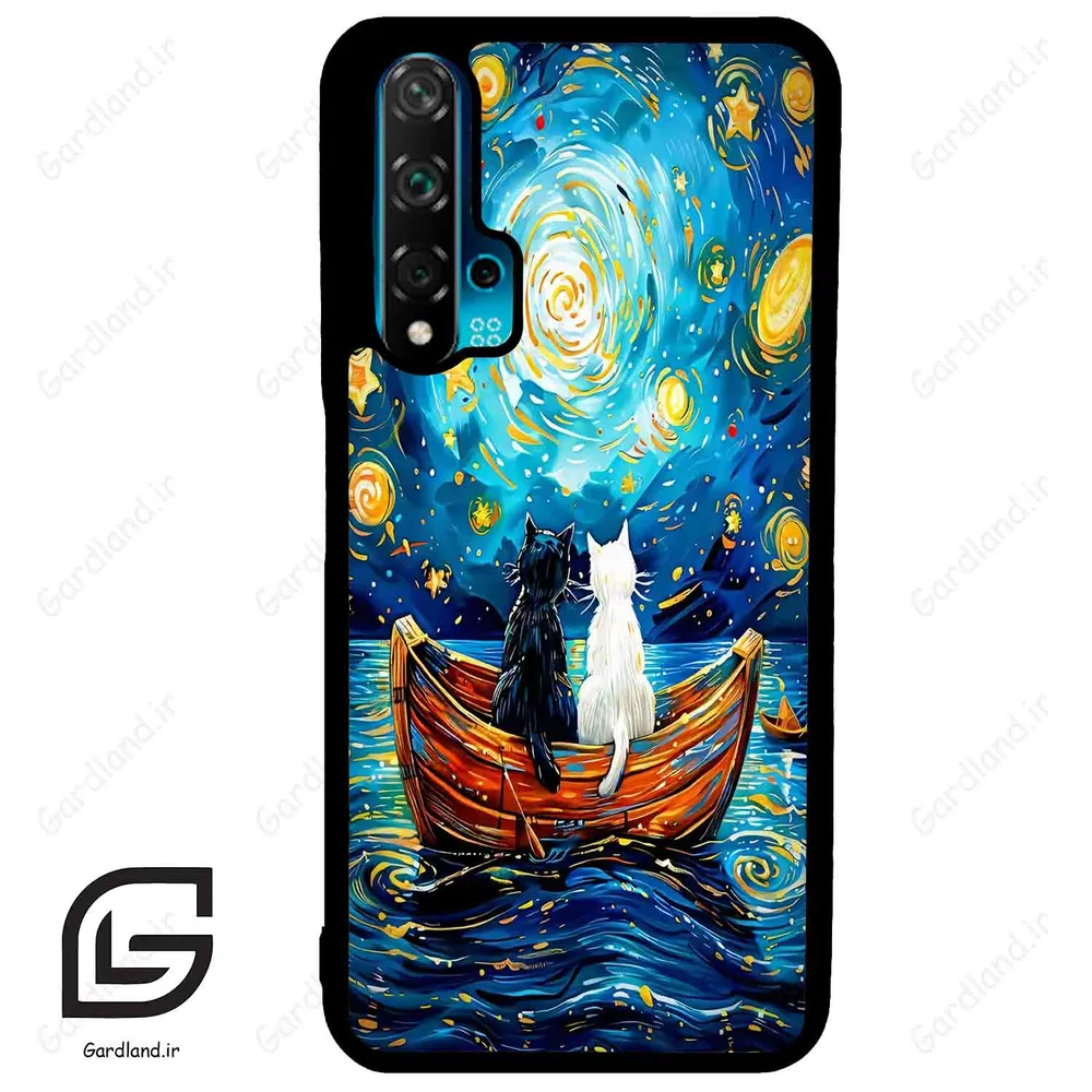 قاب گوشی هوآوی نوا 5T (Huawei Nova 5T ) طرح گربه کد 2727