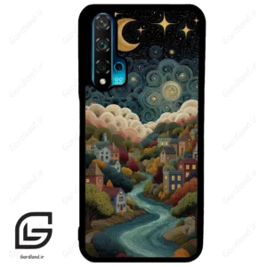 قاب گوشی هوآوی نوا 5T (Huawei Nova 5T ) طرح دهکده کد 2736