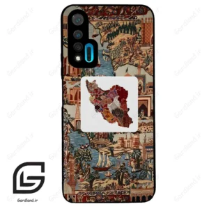 قاب گوشی هوآوی نوا 6 (Huawei Nova 6 ) طرح نقشه ایران کد 2287