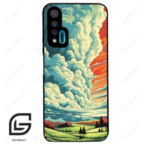 قاب گوشی هوآوی نوا 6 (Huawei Nova 6 ) طرح ابرنگی کد 2491