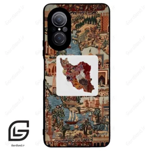 قاب گوشی هوآوی نوا 9SE (Huawei Nova 9 SE ) طرح نقشه ایران کد 2287