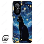 قاب گوشی هوآوی نوا 9SE (Huawei Nova 9 SE ) طرح گربه کد 2438