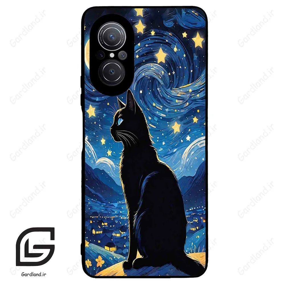 قاب گوشی هوآوی نوا 9SE (Huawei Nova 9 SE ) طرح گربه کد 2438