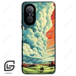 قاب گوشی هوآوی نوا 9SE (Huawei Nova 9 SE ) طرح ابرنگی کد 2491