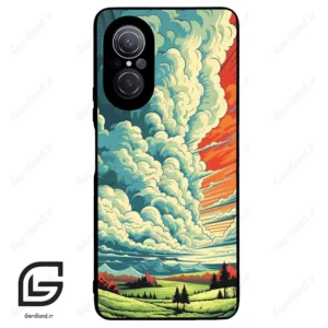 قاب گوشی هوآوی نوا 9SE (Huawei Nova 9 SE ) طرح ابرنگی کد 2491
