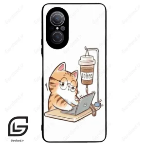 قاب گوشی هوآوی نوا 9SE (Huawei Nova 9 SE ) طرح گربه کد 2617