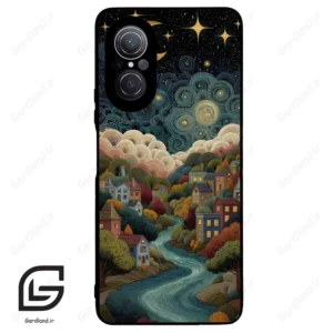 قاب گوشی هوآوی نوا 9SE (Huawei Nova 9 SE ) طرح دهکده کد 2736