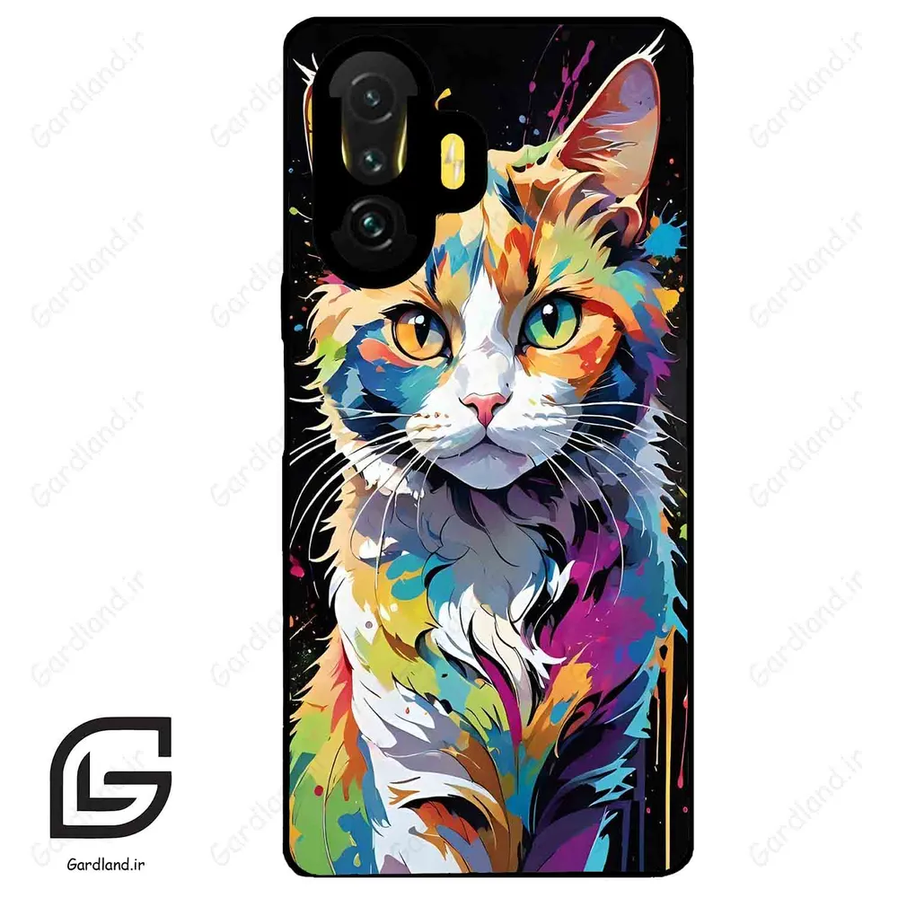 قاب گوشی شیائومی پوکو (Poco F3 GT ) طرح گربه کد 2483