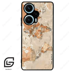 قاب گوشی شیائومی پوکو اف 5 (Poco F5 ) طرح نقشه کد 2187