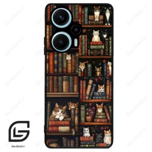 قاب گوشی شیائومی پوکو اف 5 (Poco F5 ) طرح کتابخانه کد 2675