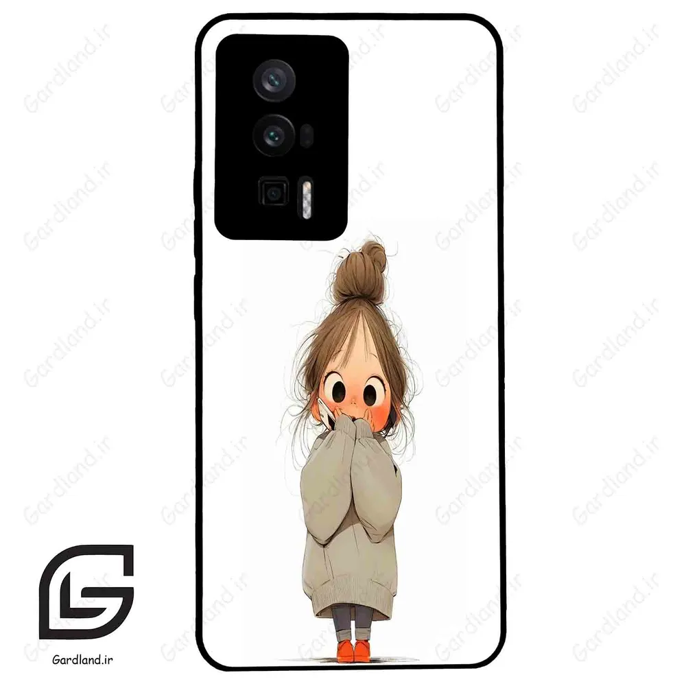 قاب گوشی شیائومی ردمی کی 60 (Redmi K60 ) طرح دخترانه کد 2054