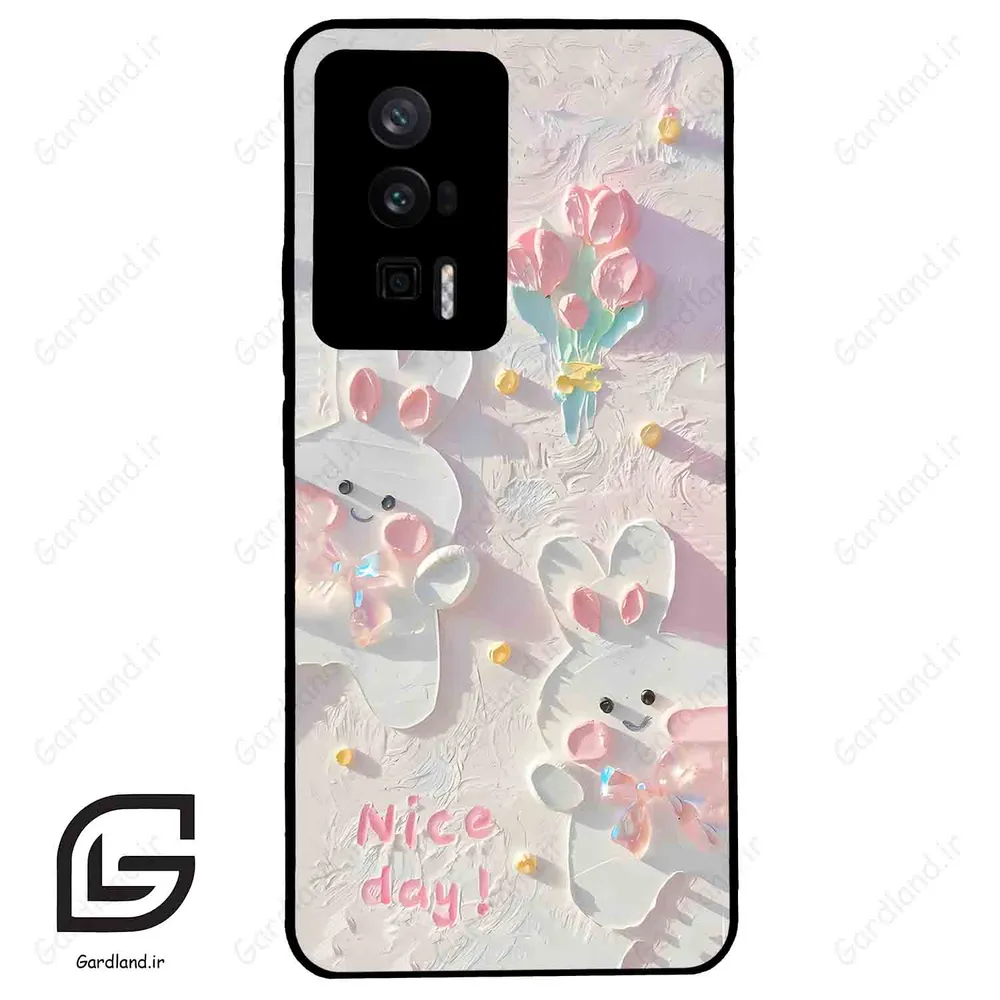 قاب گوشی شیائومی ردمی کی 60 (Redmi K60 ) طرح خرگوشی کد 2097
