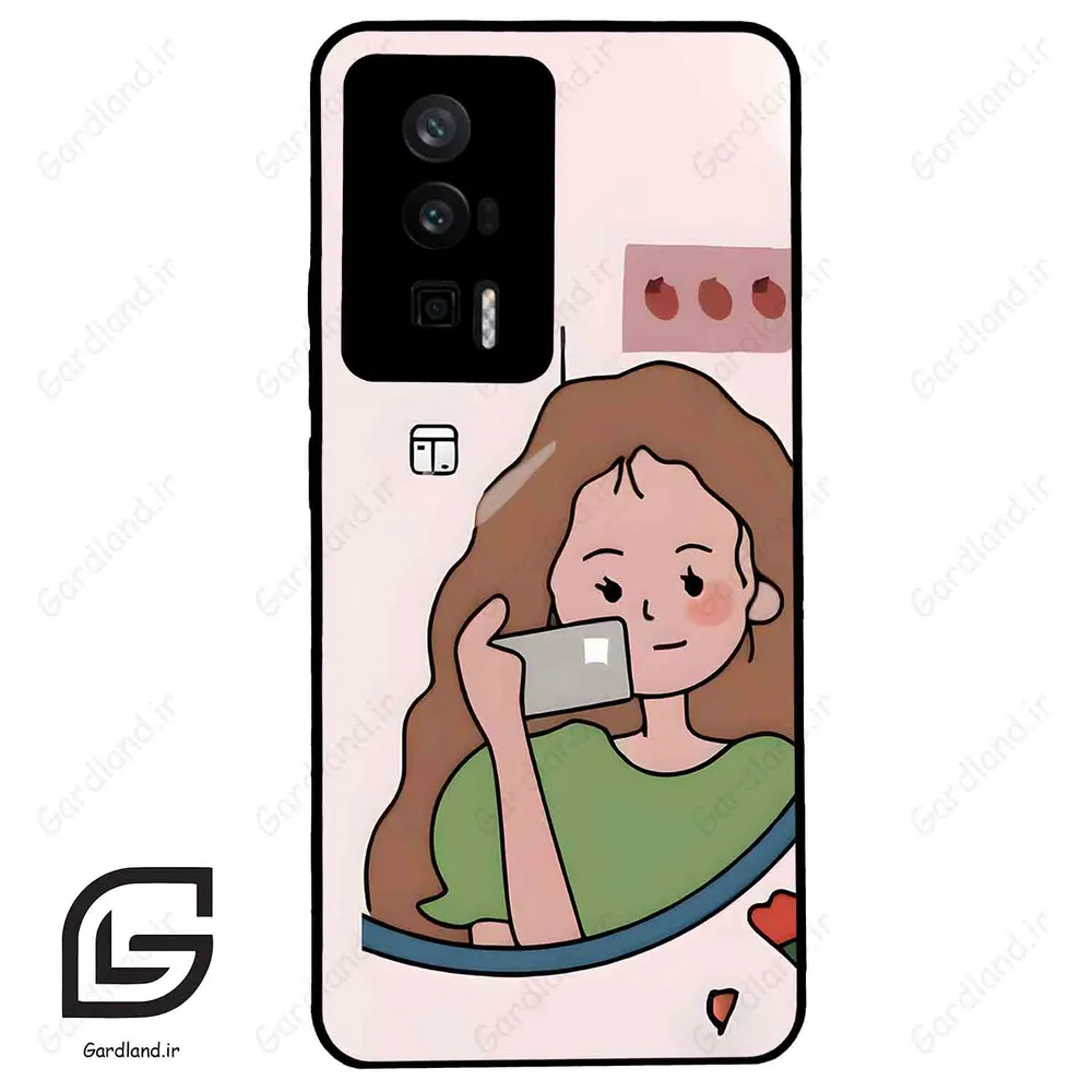 قاب گوشی شیائومی ردمی کی 60 (Redmi K60 ) طرح دخترانه کد 2141