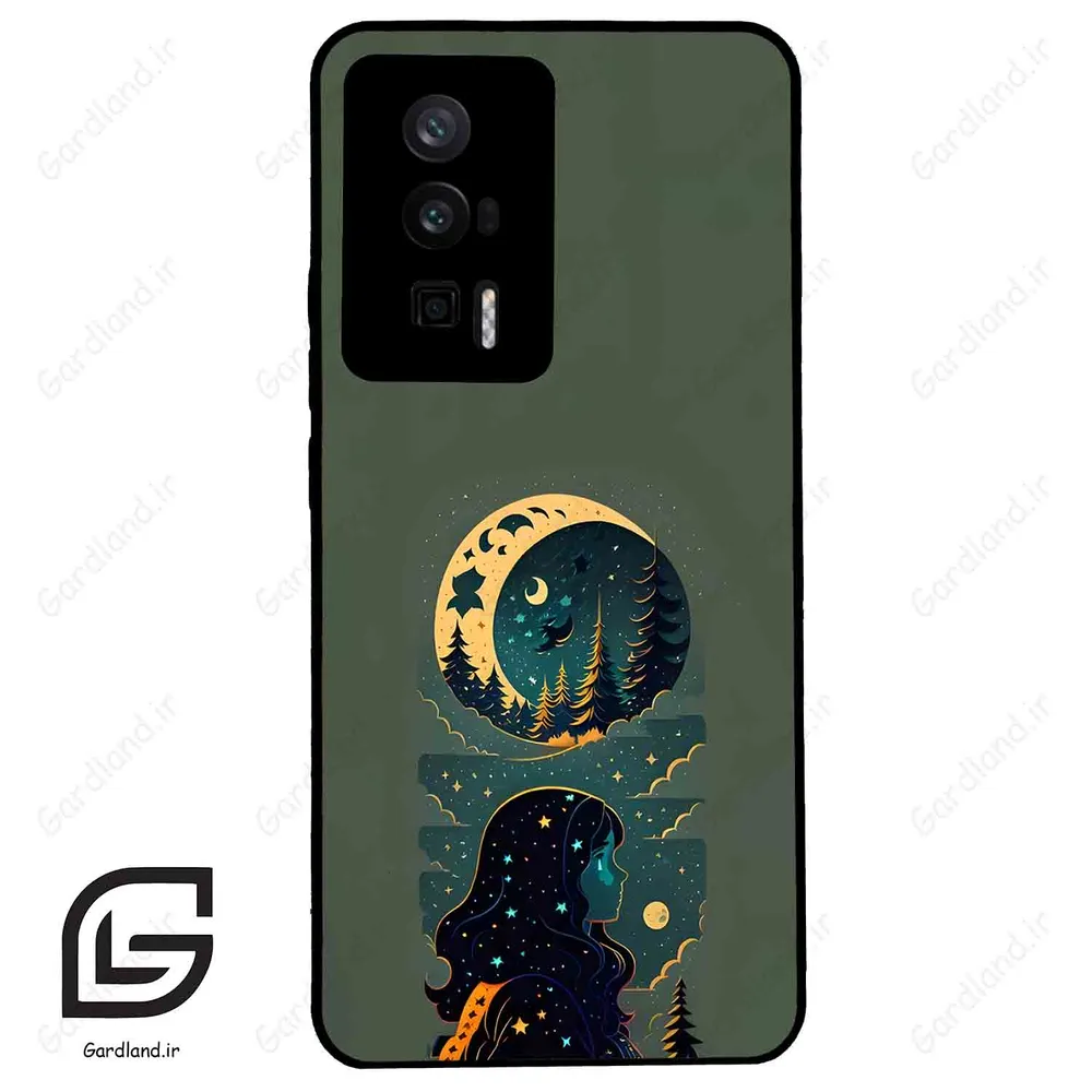 قاب گوشی شیائومی ردمی کی 60 (Redmi K60 ) طرح ماه کد 2267