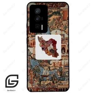 قاب گوشی شیائومی ردمی کی 60 (Redmi K60 ) طرح نقشه ایران کد 2287