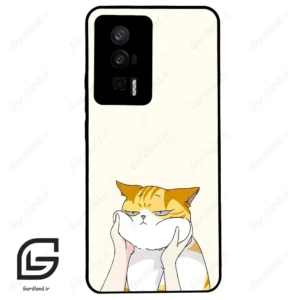 قاب گوشی شیائومی ردمی کی 60 (Redmi K60 ) طرح گربه کد 2298
