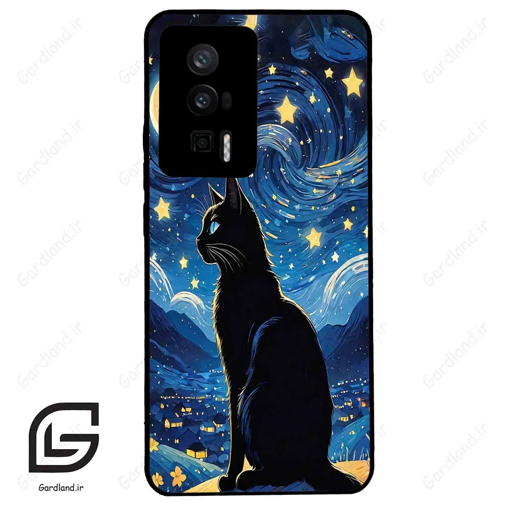 قاب گوشی شیائومی ردمی کی 60 (Redmi K60 ) طرح گربه کد 2438