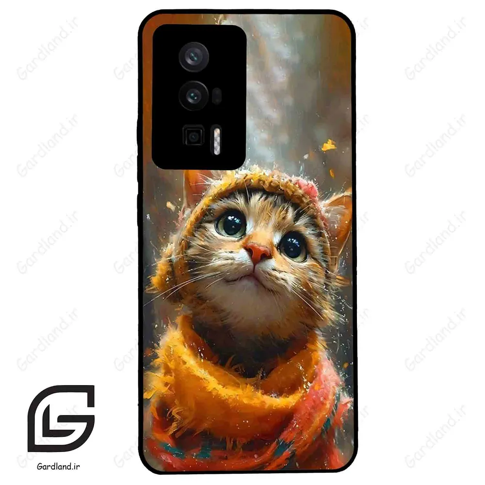 قاب گوشی شیائومی ردمی کی 60 (Redmi K60 ) طرح گربه کد 2440