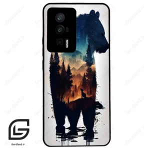 قاب گوشی شیائومی ردمی کی 60 (Redmi K60 ) طرح خرس کد 2449