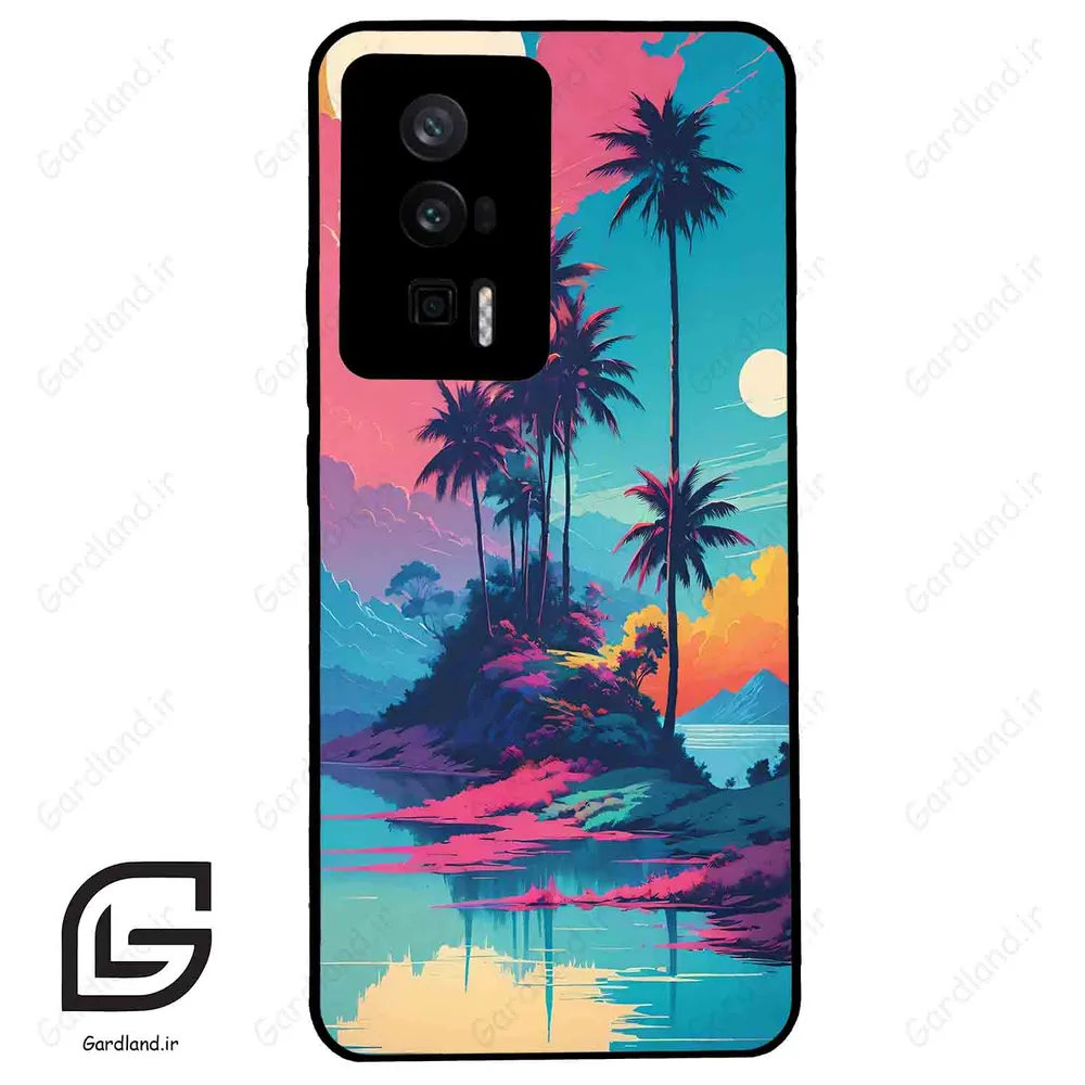 قاب گوشی شیائومی ردمی کی 60 (Redmi K60 ) طرح جزیره کد 2461