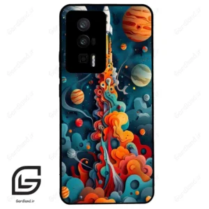 قاب گوشی شیائومی ردمی کی 60 (Redmi K60 ) طرح موشک کد 2470