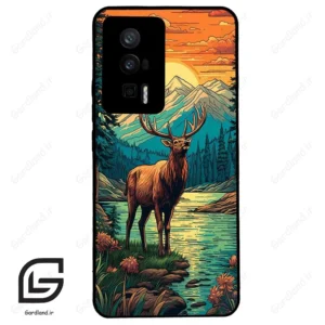قاب گوشی شیائومی ردمی کی 60 (Redmi K60 ) طرح گوزن کد 2471