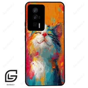 قاب گوشی شیائومی ردمی کی 60 (Redmi K60 ) طرح گربه کد 2489