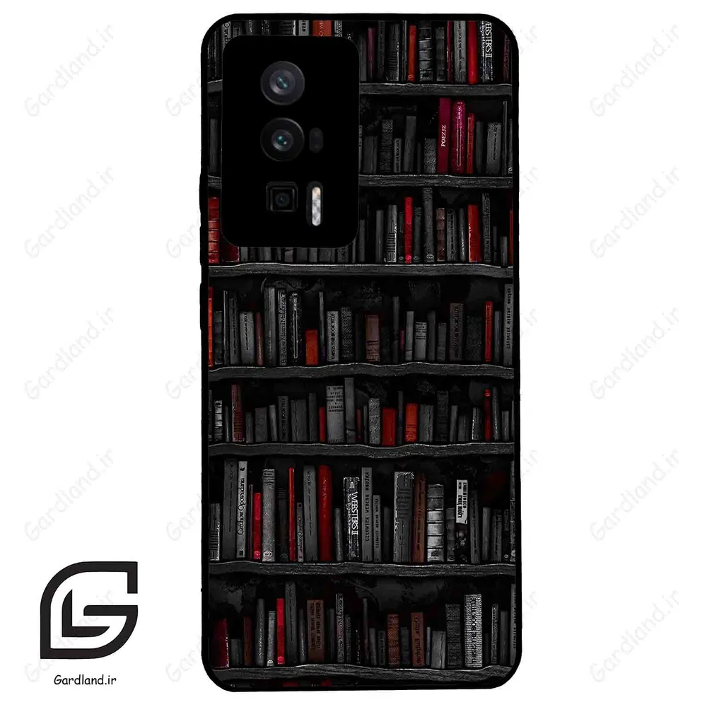 قاب گوشی شیائومی ردمی کی 60 (Redmi K60 ) طرح کتابخانه کد 2540