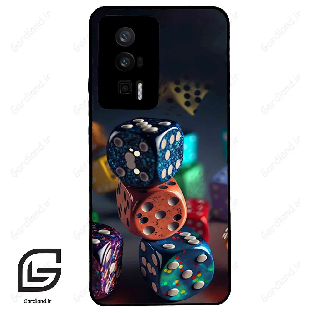 قاب گوشی شیائومی ردمی کی 60 (Redmi K60 ) طرح تاس کد 2556