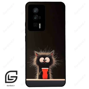 قاب گوشی شیائومی ردمی کی 60 (Redmi K60 ) طرح گربه کد 2580