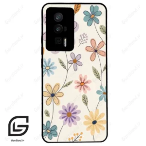 قاب گوشی شیائومی ردمی کی 60 (Redmi K60 ) طرح گل کد 2587