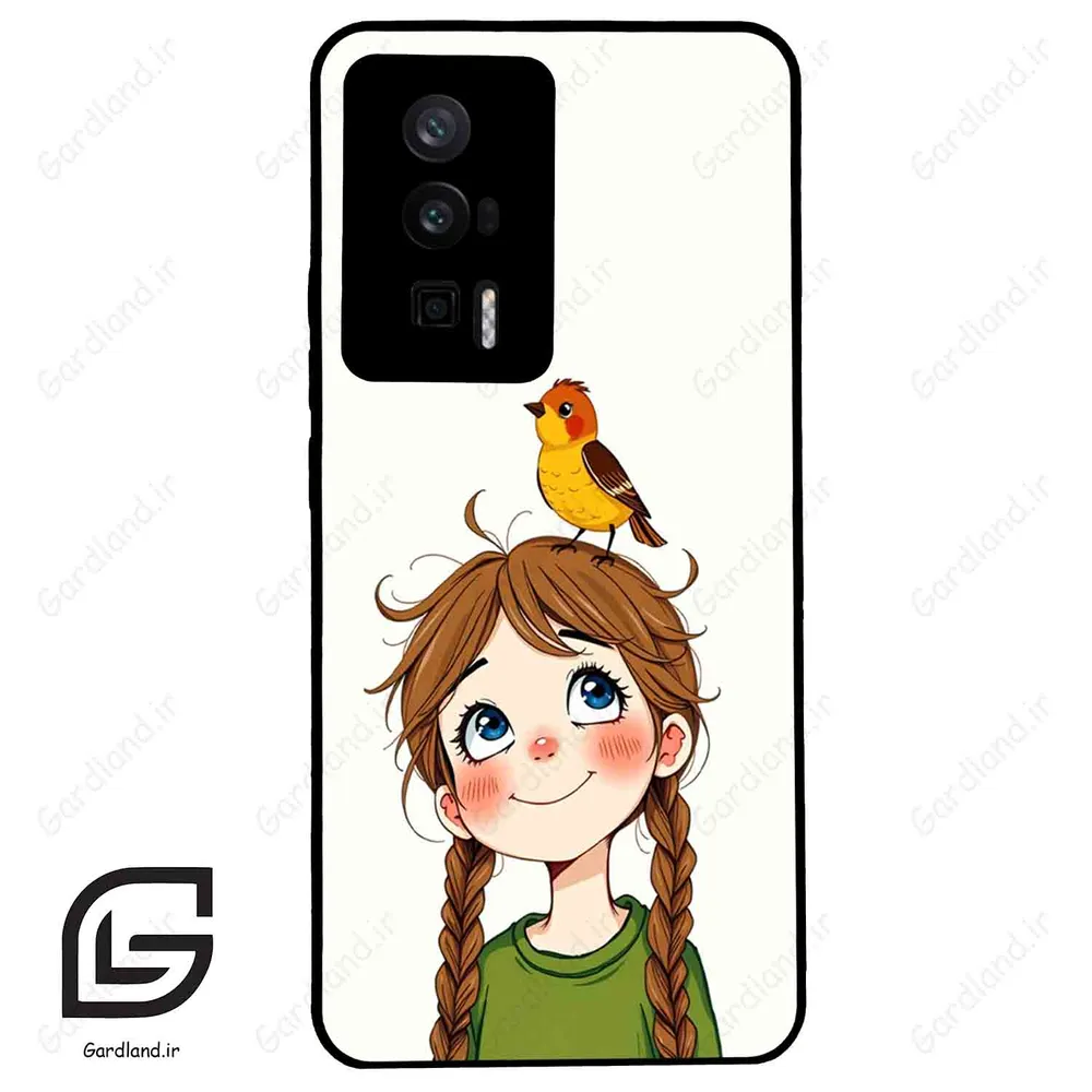 قاب گوشی شیائومی ردمی کی 60 (Redmi K60 ) طرح دختر کد 2640