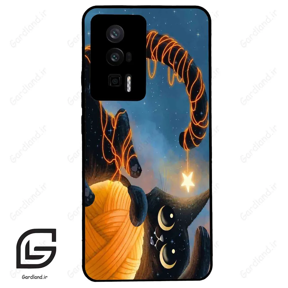 قاب گوشی شیائومی ردمی کی 60 (Redmi K60 ) طرح گربه کد 2654