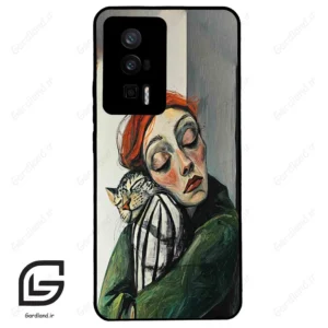 قاب گوشی شیائومی ردمی کی 60 (Redmi K60 ) طرح گربه کد 2709