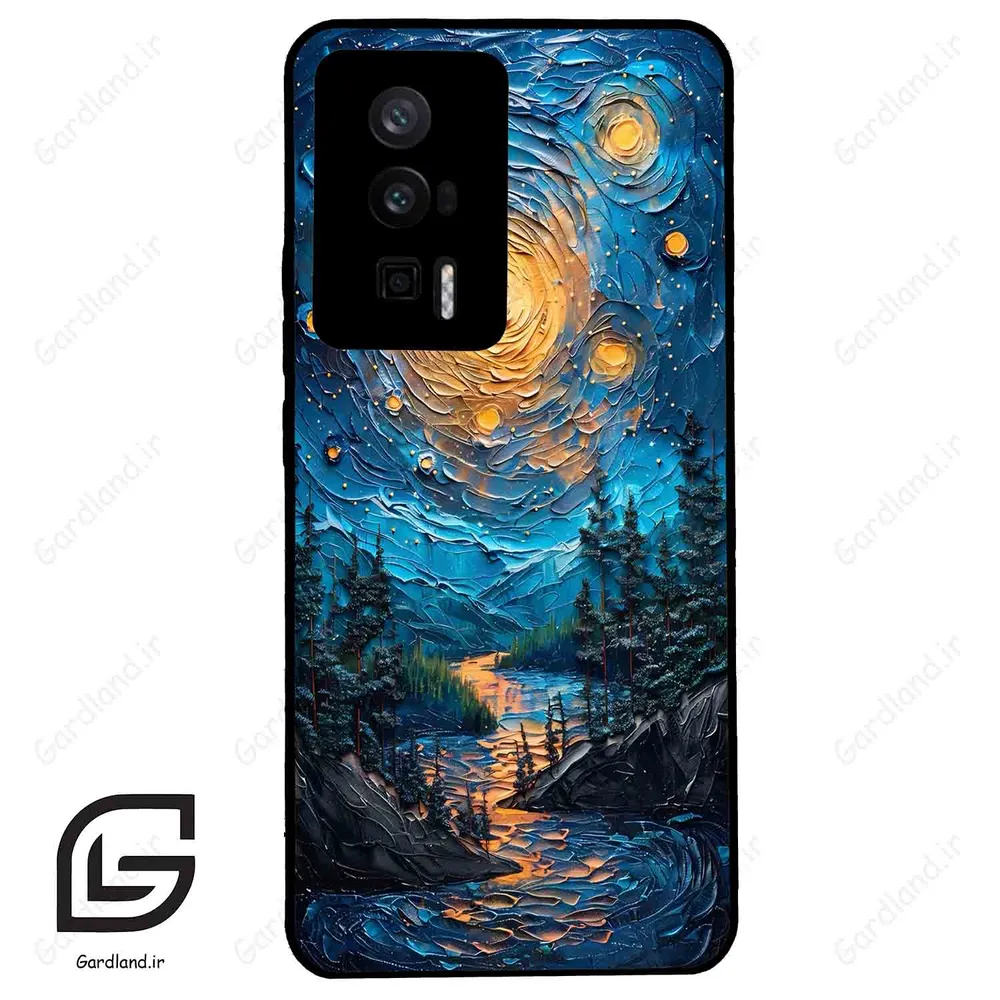 قاب گوشی شیائومی ردمی کی 60 (Redmi K60 ) طرح ابرنگ کد 2792