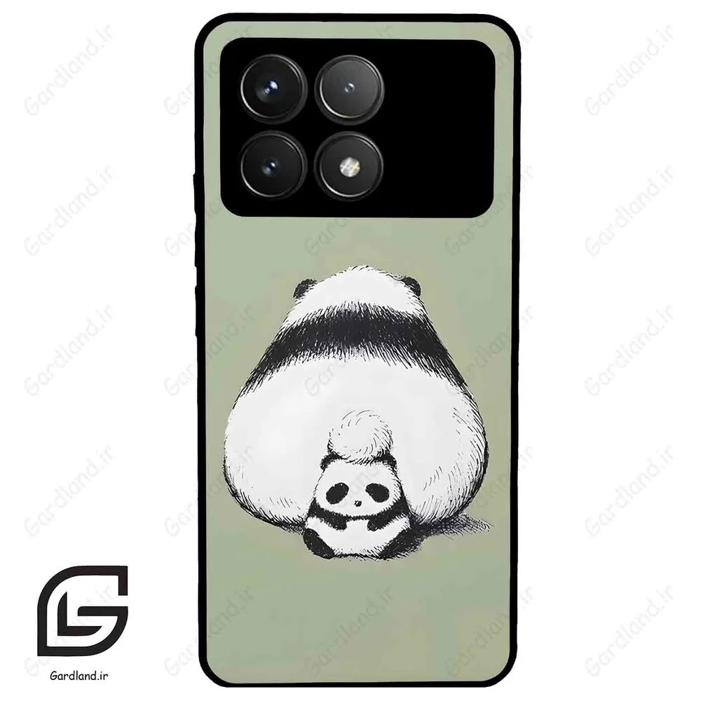 قاب گوشی شیائومی ردمی کی 70 (Redmi K70 ) طرح پاندا کد 2064