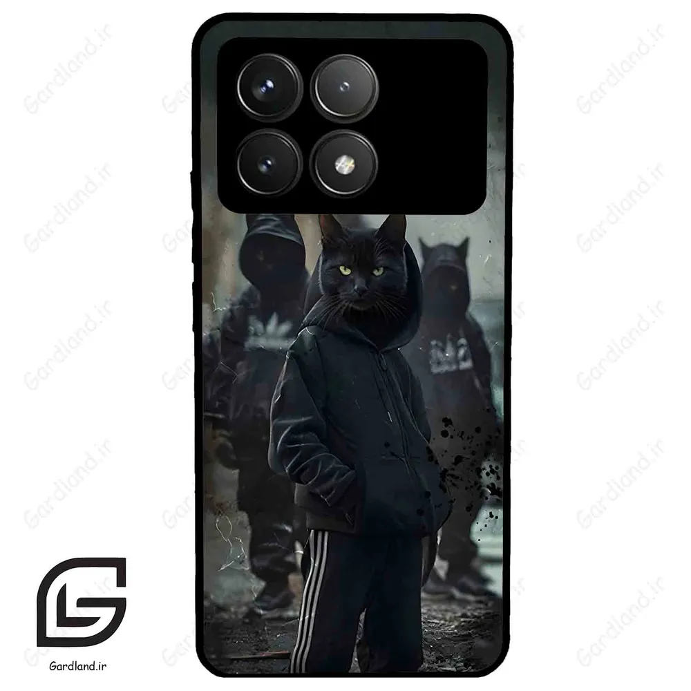 قاب گوشی شیائومی ردمی کی 70 (Redmi K70 ) طرح گربه کد 2091