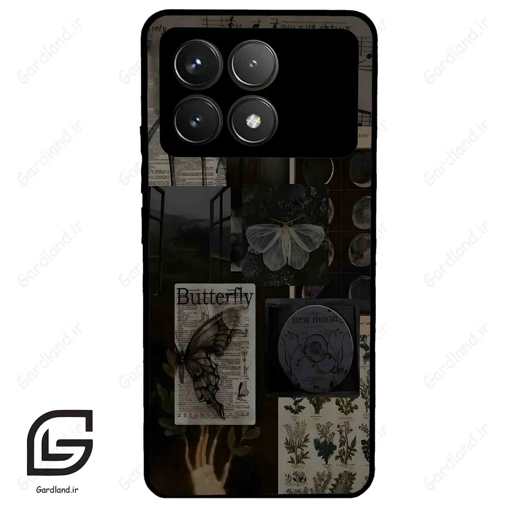 قاب گوشی شیائومی ردمی کی 70 (Redmi K70 ) طرح پروانه کد 2096