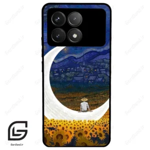 قاب گوشی شیائومی ردمی کی 70 (Redmi K70 ) طرح ماه کد 2125