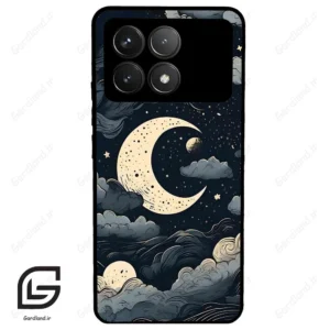 قاب گوشی شیائومی ردمی کی 70 (Redmi K70 ) طرح ماه کد 2173
