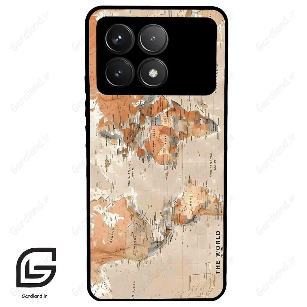 قاب گوشی شیائومی ردمی کی 70 (Redmi K70 ) طرح نقشه کد 2187
