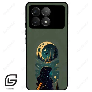قاب گوشی شیائومی ردمی کی 70 (Redmi K70 ) طرح ماه کد 2267
