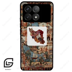قاب گوشی شیائومی ردمی کی 70 (Redmi K70 ) طرح نقشه ایران کد 2287