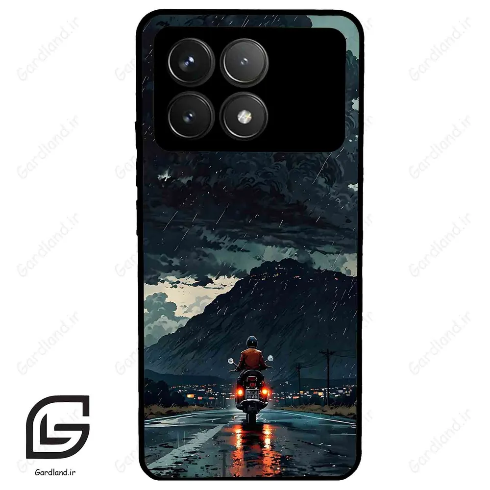 قاب گوشی شیائومی ردمی کی 70 (Redmi K70 ) طرح موتورسوار کد 2342