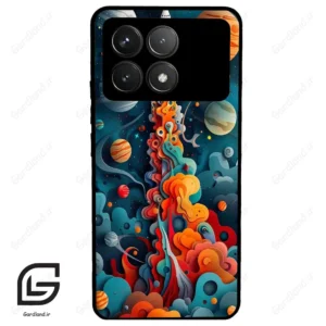 قاب گوشی شیائومی ردمی کی 70 (Redmi K70 ) طرح موشک کد 2470
