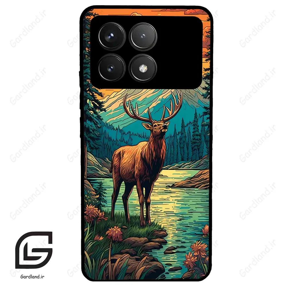 قاب گوشی شیائومی ردمی کی 70 (Redmi K70 ) طرح گوزن کد 2471