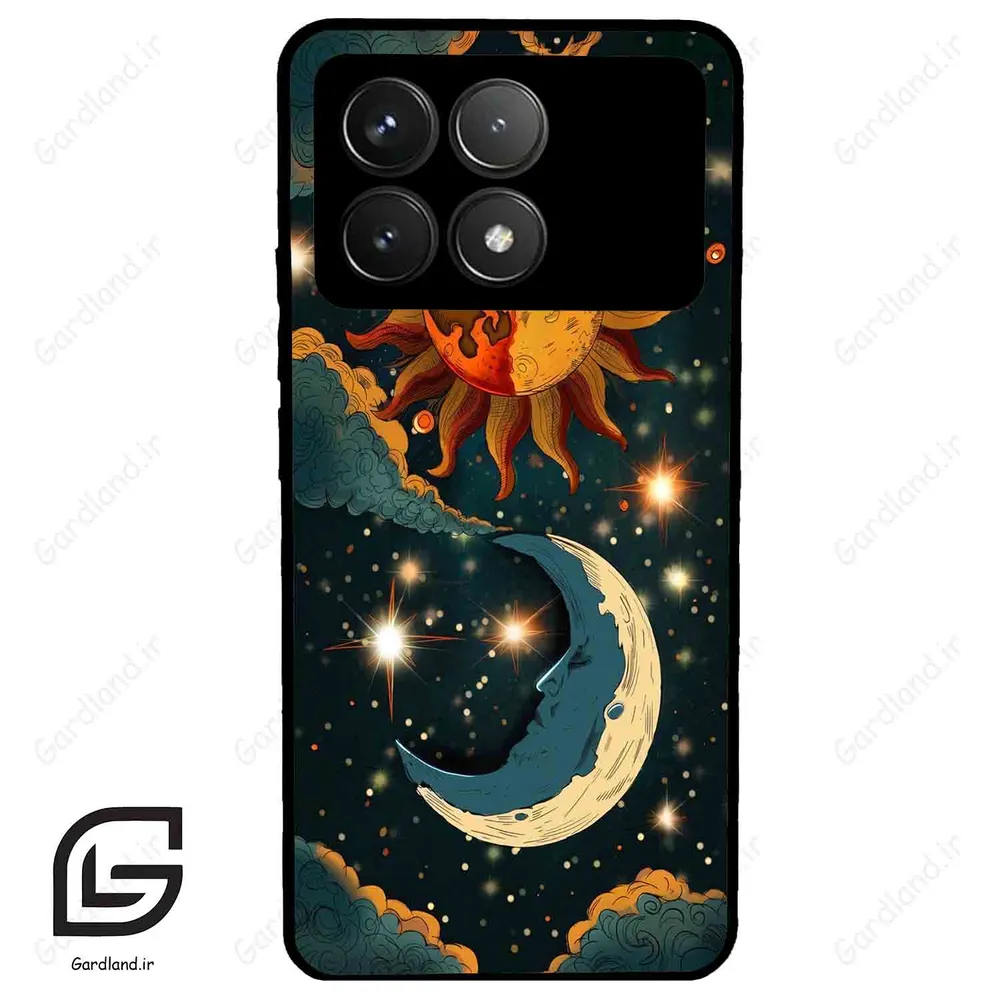قاب گوشی شیائومی ردمی کی 70 (Redmi K70 ) طرح ماه کد 2474