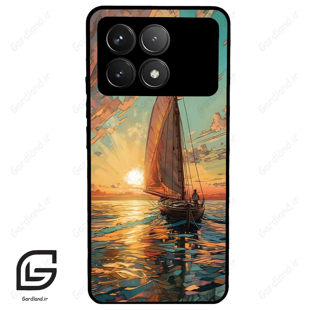 قاب گوشی شیائومی ردمی کی 70 (Redmi K70 ) طرح قایق کد 2485