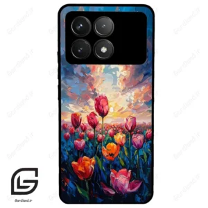 قاب گوشی شیائومی ردمی کی 70 (Redmi K70 ) طرح گل کد 2687