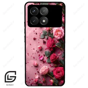 قاب گوشی شیائومی ردمی کی 70 (Redmi K70 ) طرح رز کد 2744